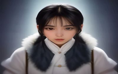 发丝抠图技巧教程封面，展示复杂发型人像的抠图前后对比效果